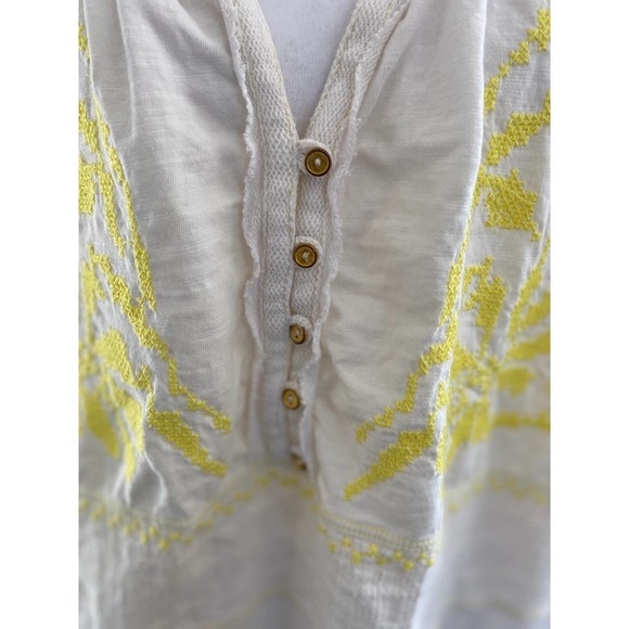 Free People Embroidered Wide sleeve top - Picture 4 of 9